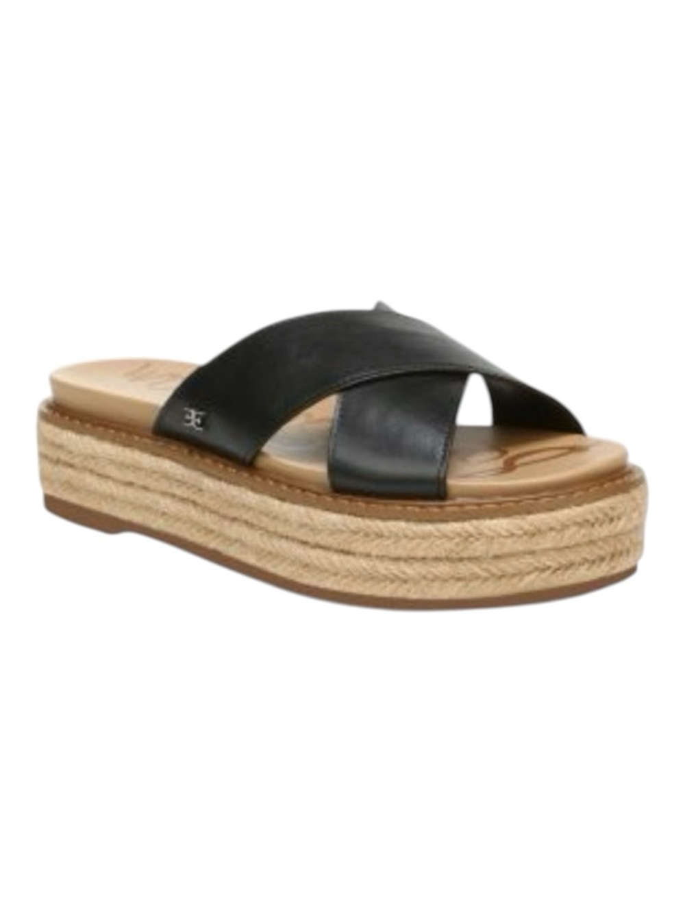 Sam Edelman Women's Korina Crossover Strap Espadrille Platform Slide Sandals 8.5